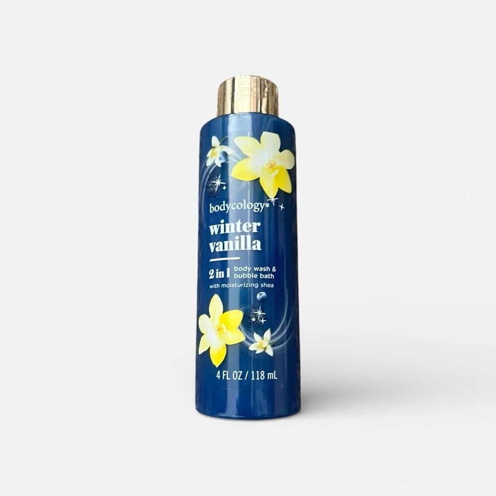 Bodycology Winter Vanilla 2-in-1 Body Wash & Bubble Bath - Blue - Picture 1 of 1